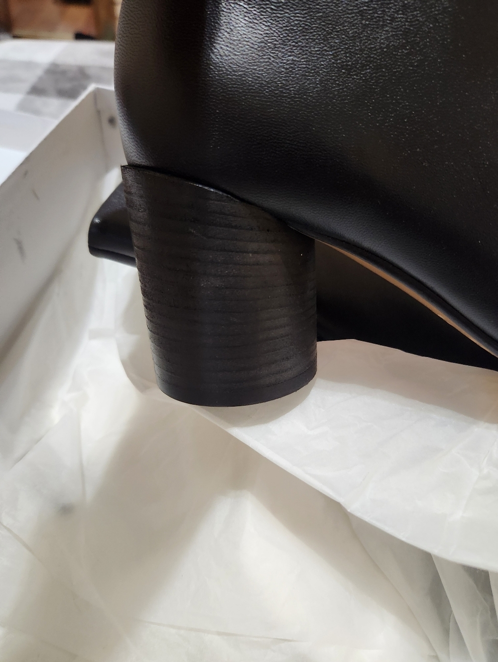 MM6 Maison Martin Margiela Anatomic Ankle Boots In Black New In Box - Picture 10 of 16